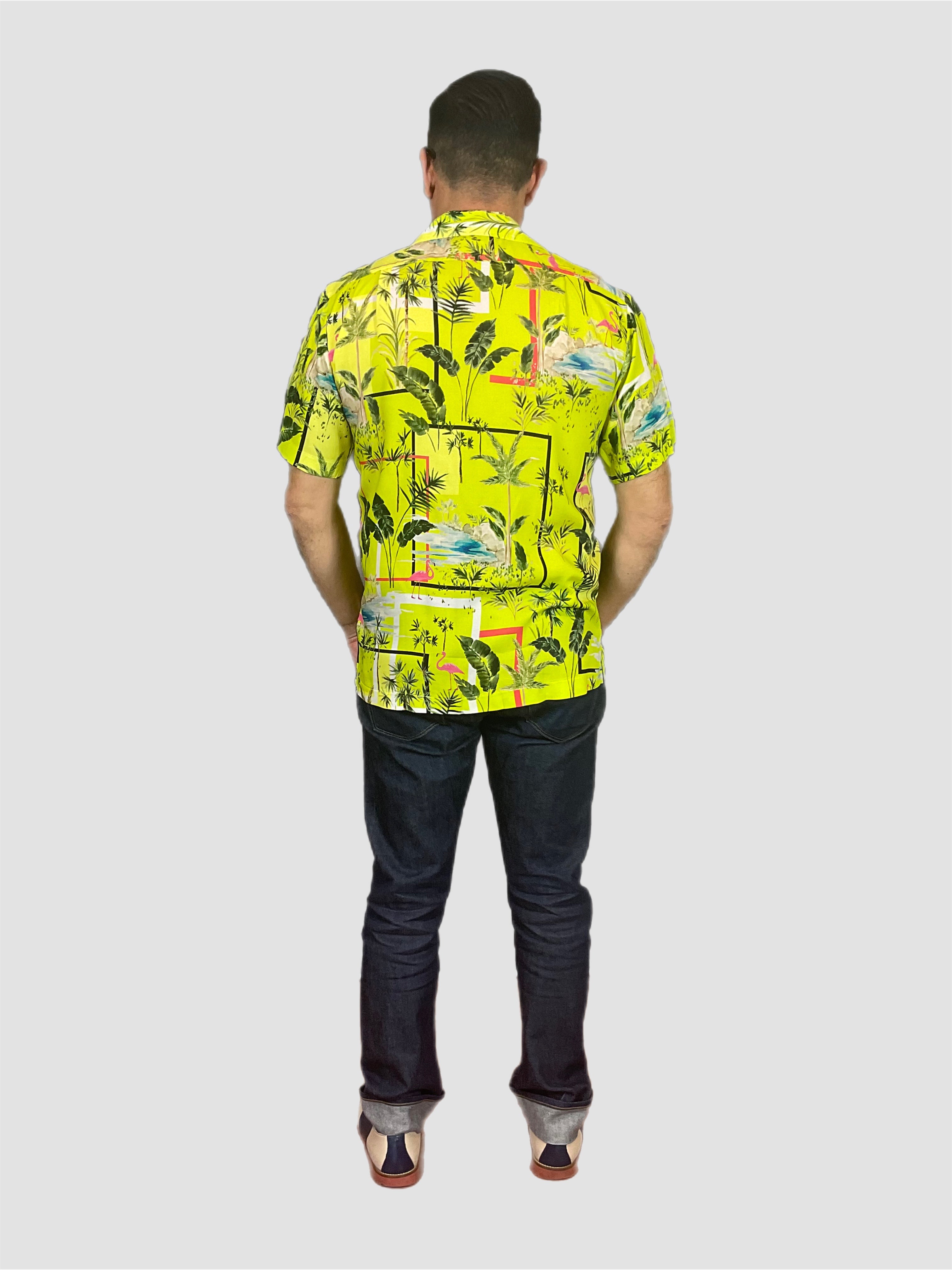 Aloha Shirt Flamingo