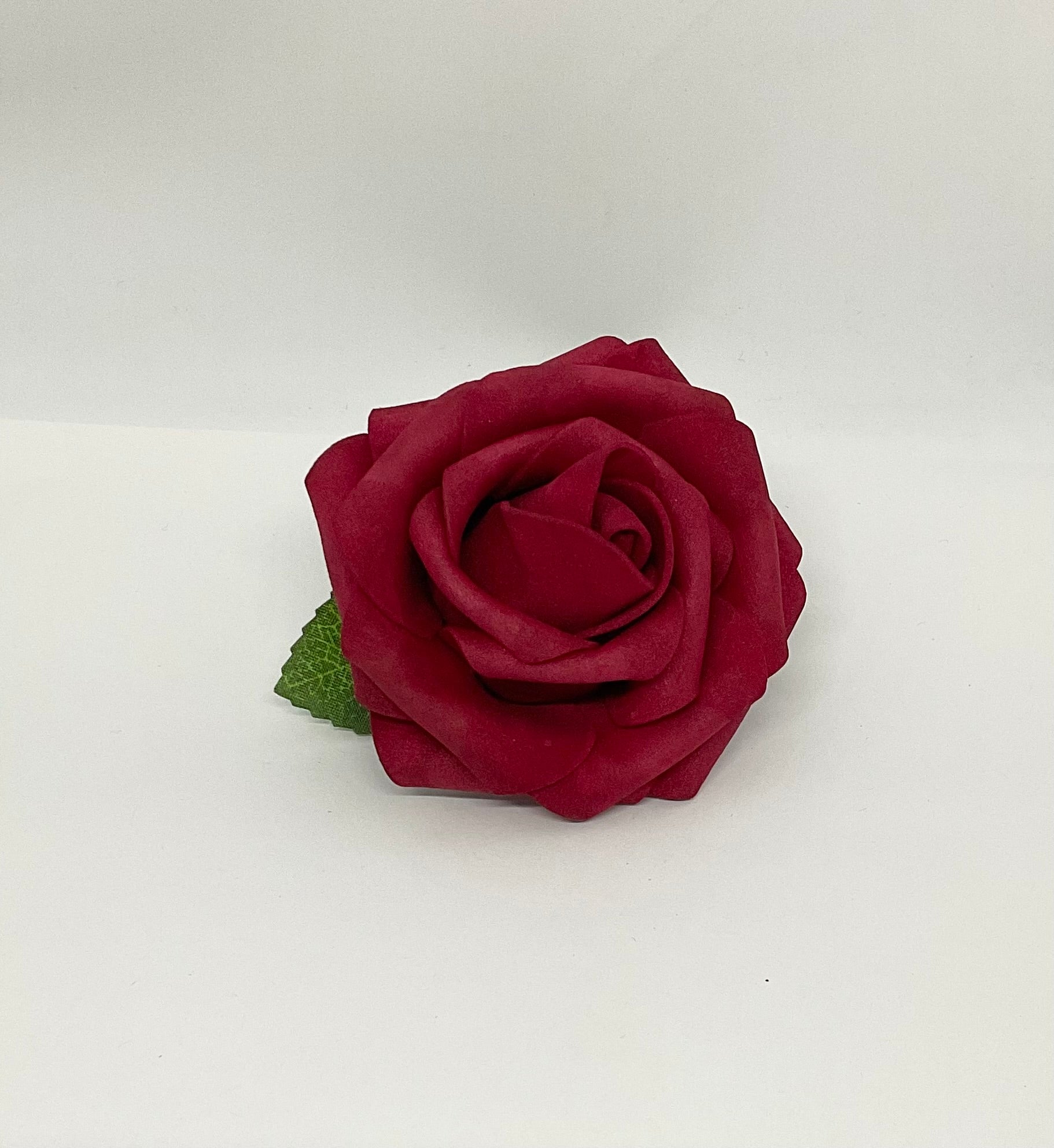 Single Red Rose Hair Flower