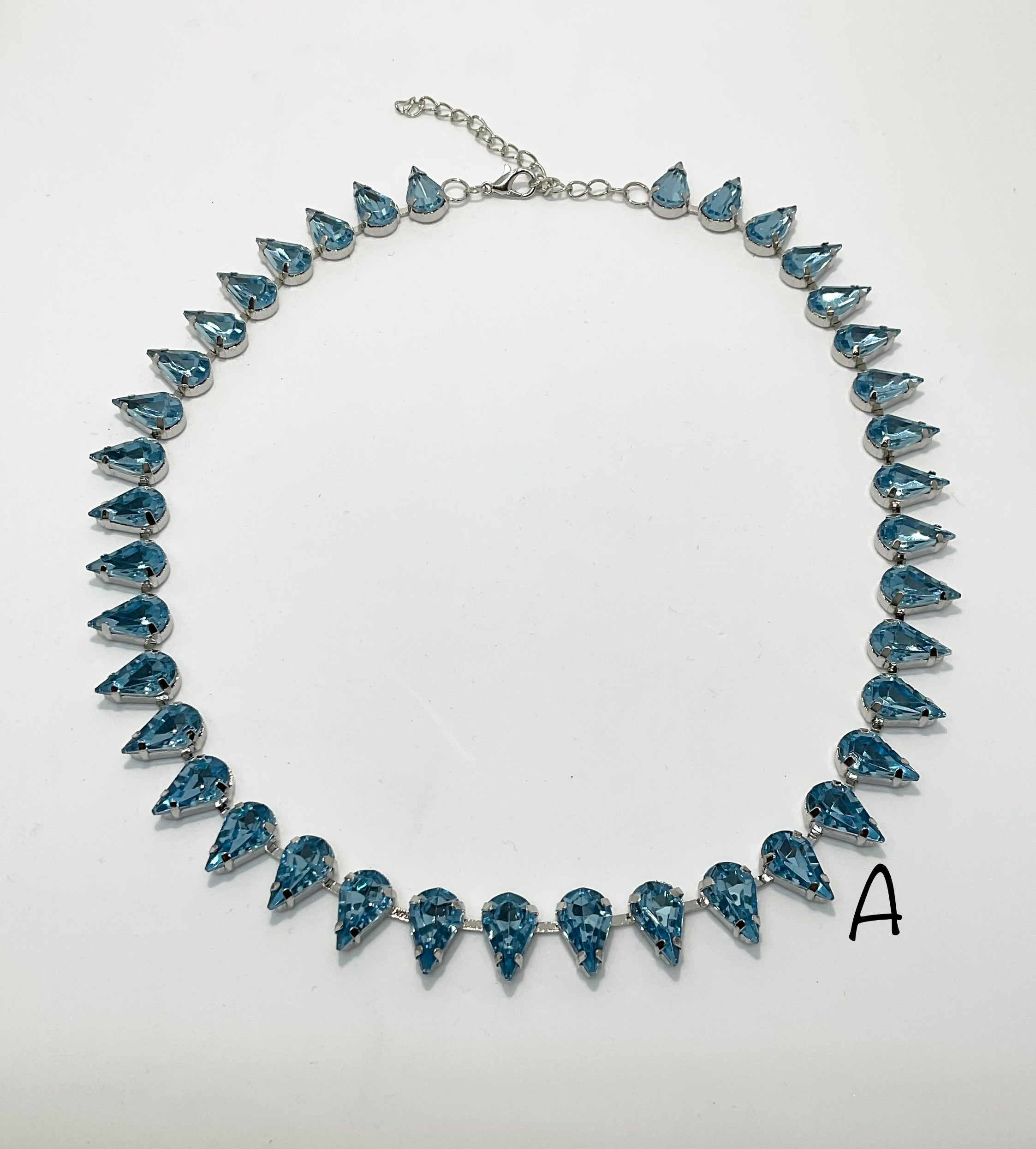 Teardrop Necklace Blue Collection