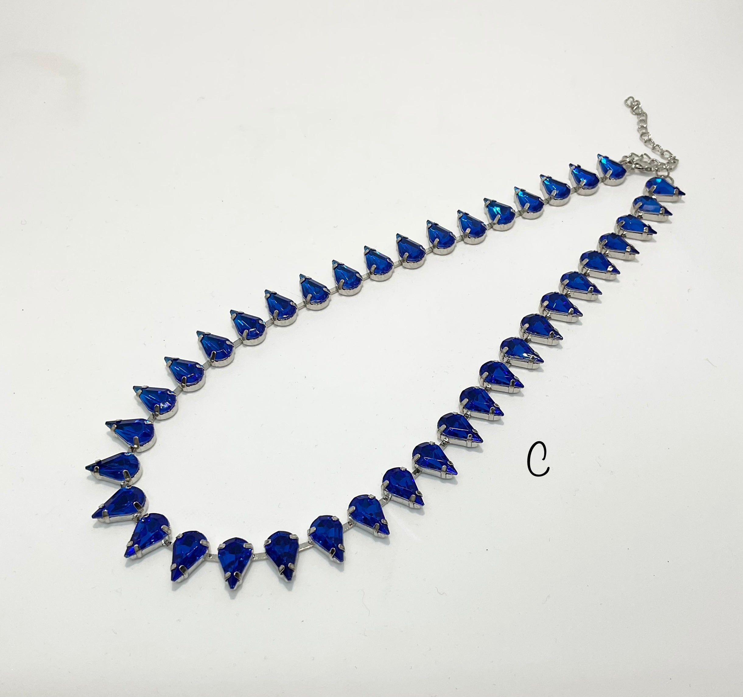 Teardrop Necklace Blue Collection