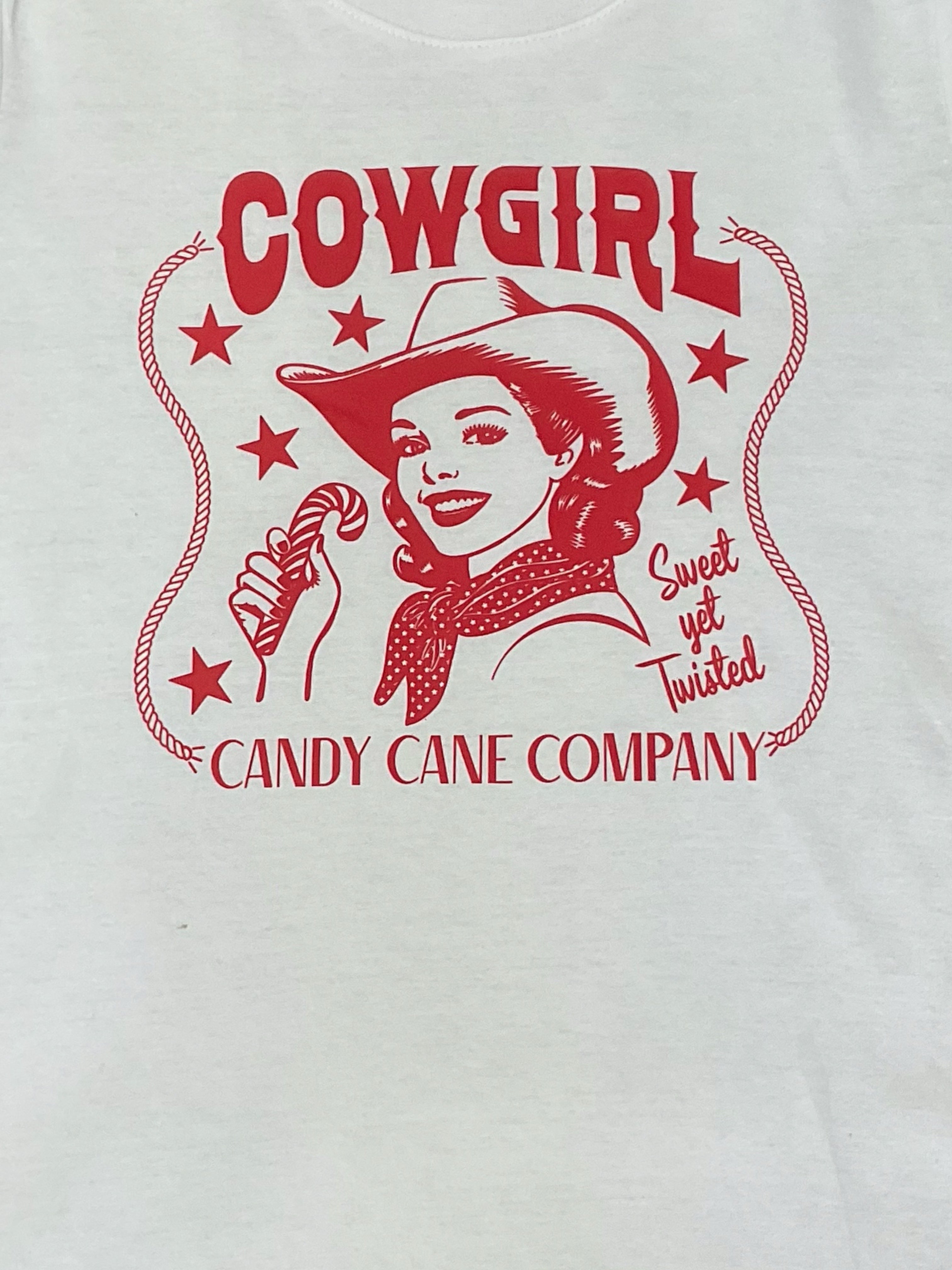 Cowgirl western Christmas vintage style T-shirt Retrospecd
