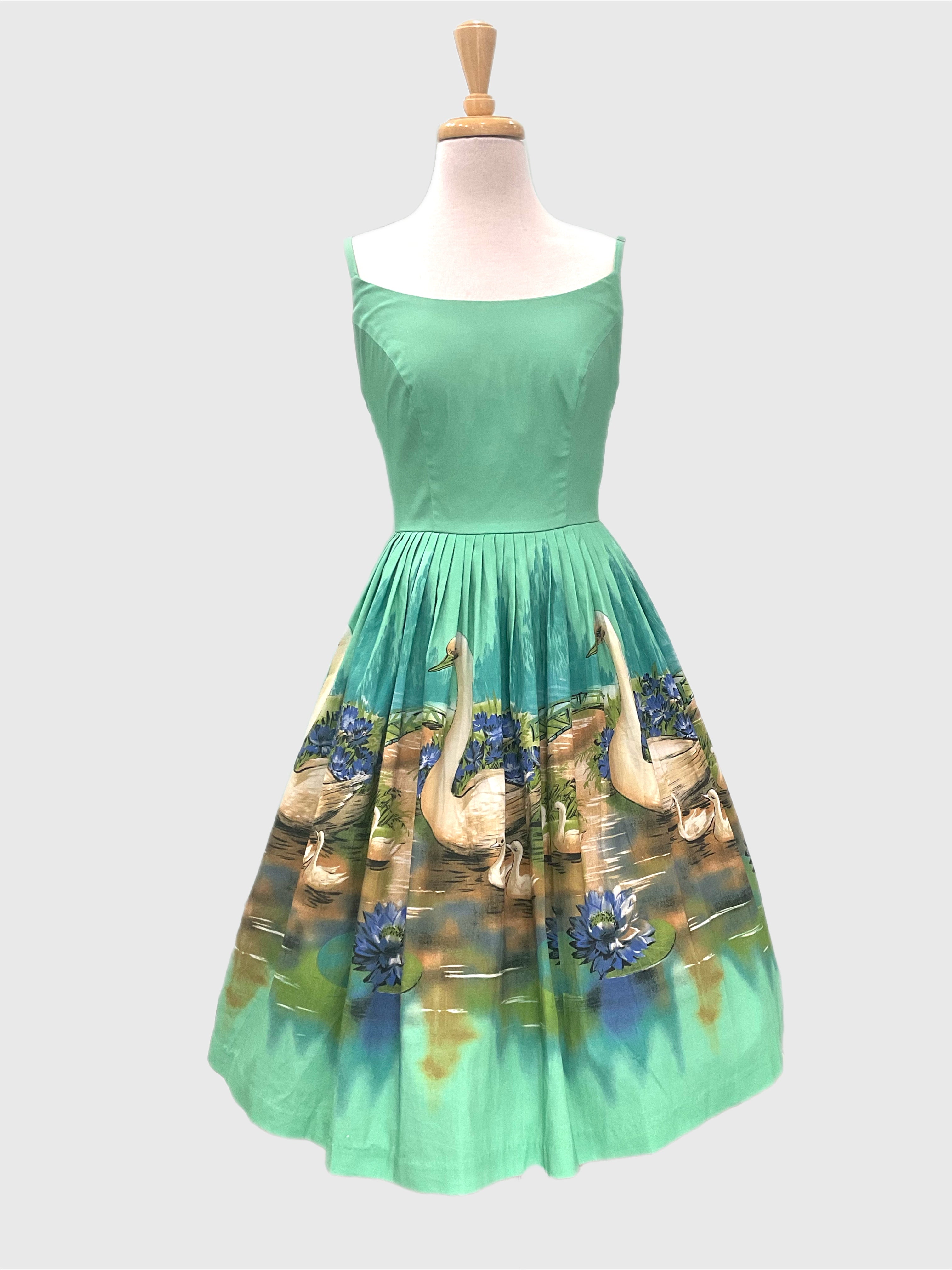 Gigi Little Swans 1950s Vintage style Dress Vintage Dress