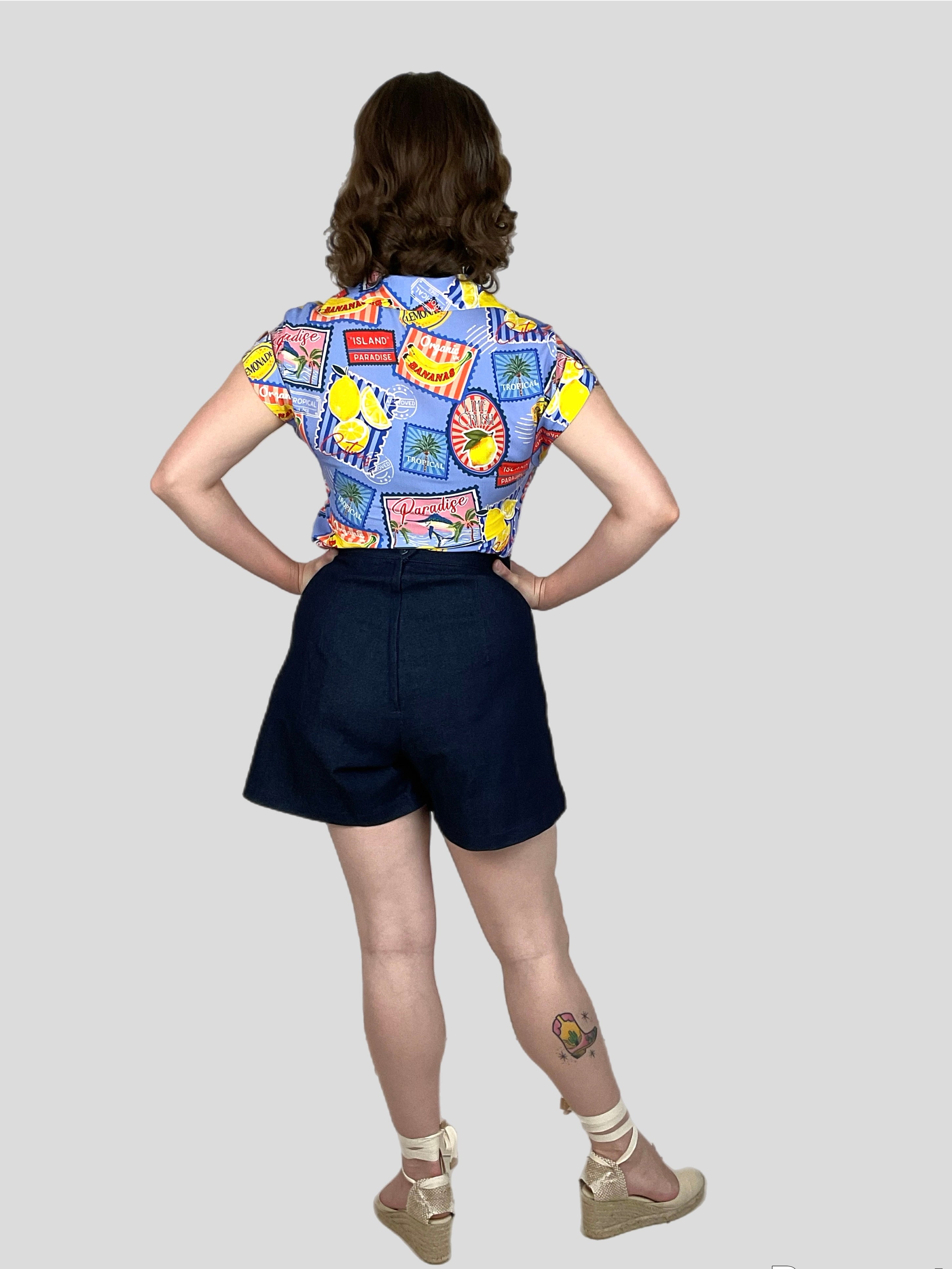 Tammy Summer Crush 1950s vintage Style Blouse