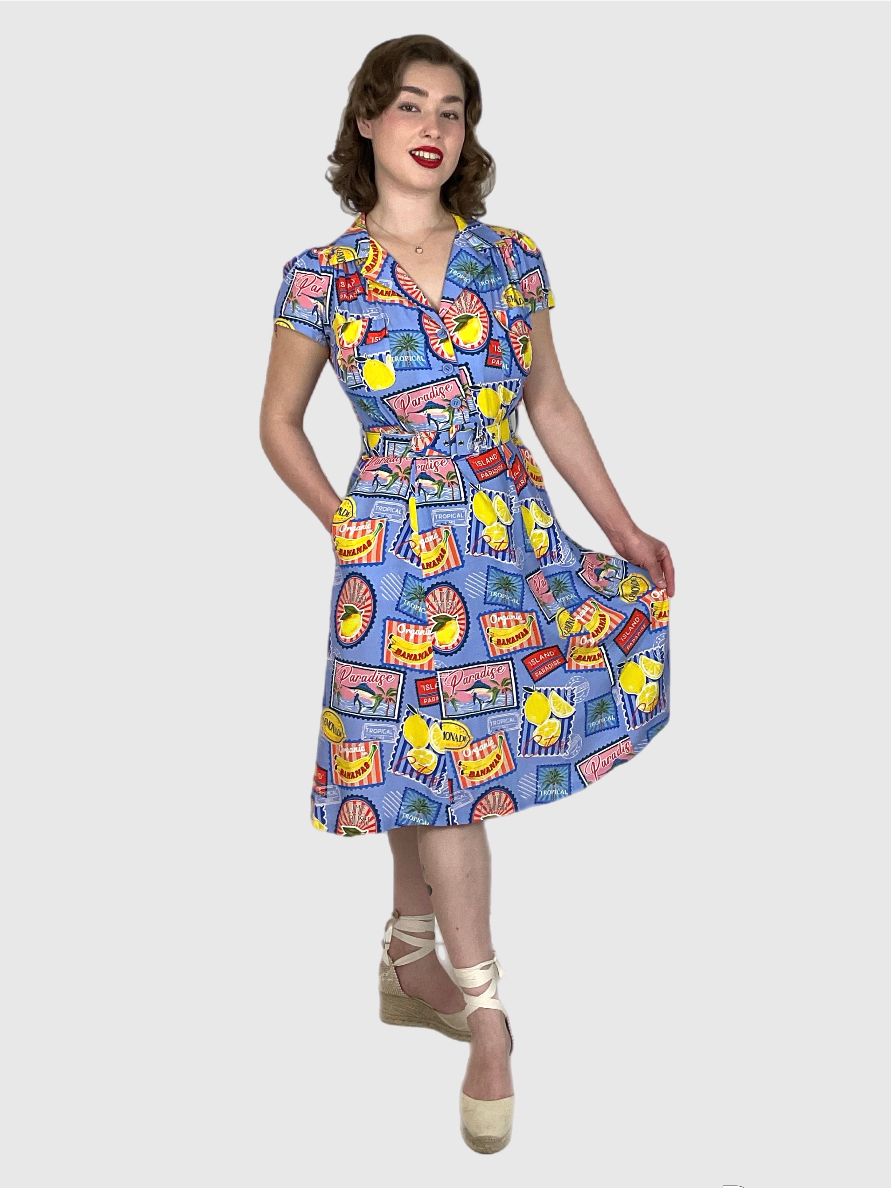 Evita Summer Crush 1940s Vintage style Dress