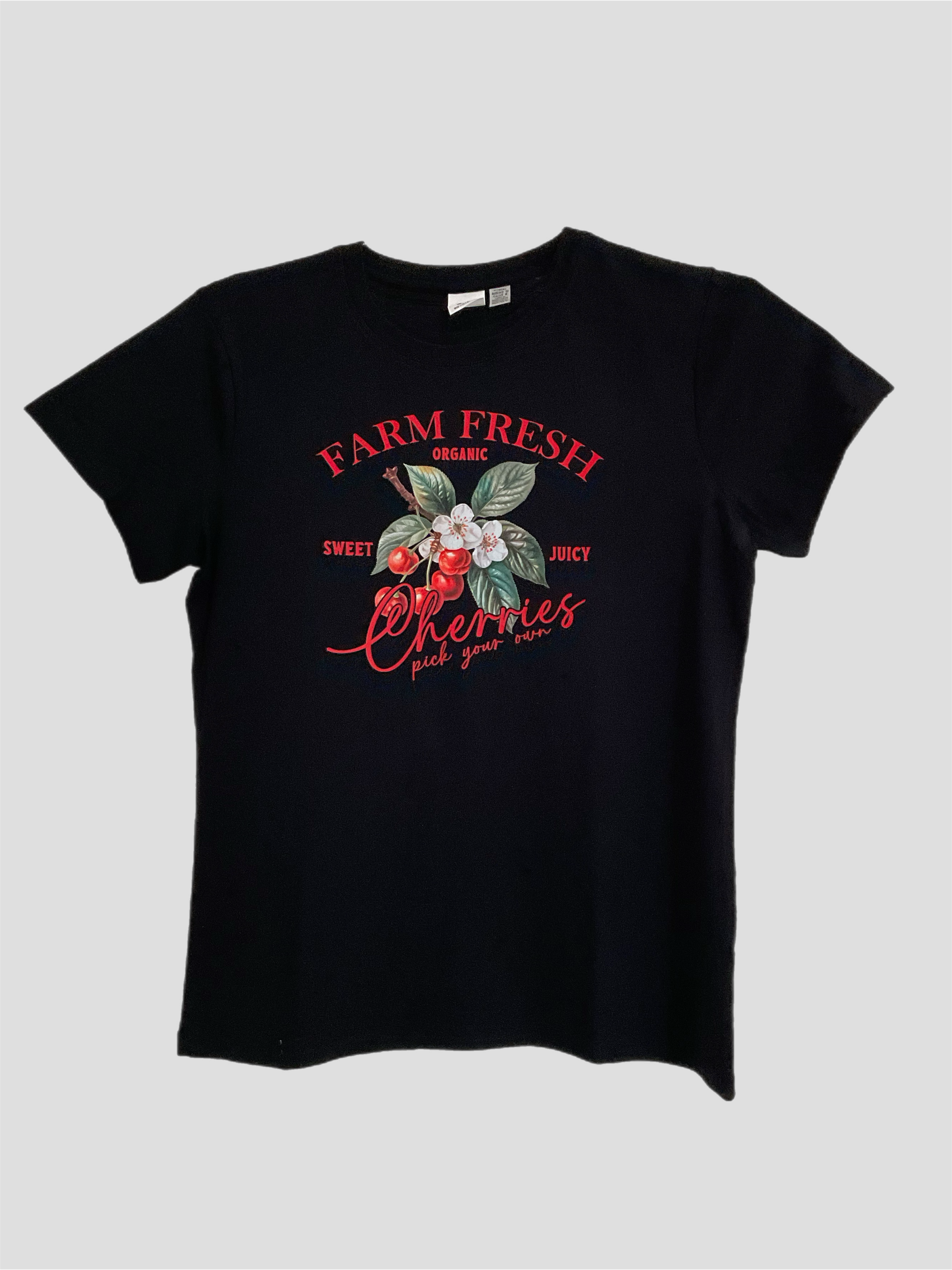 Farm fresh Cherries Vintage T-Shirt Black