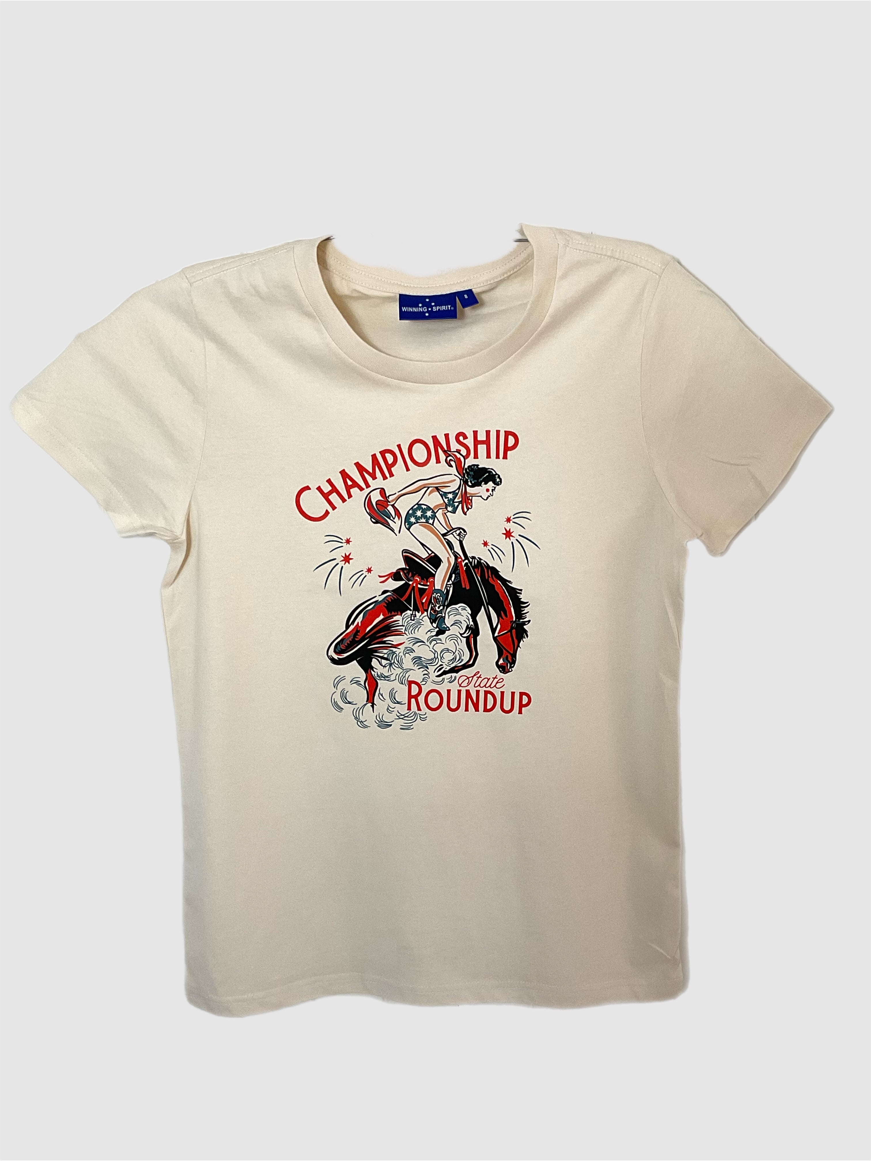 Championship Round Up Vintage T-Shirt Natural