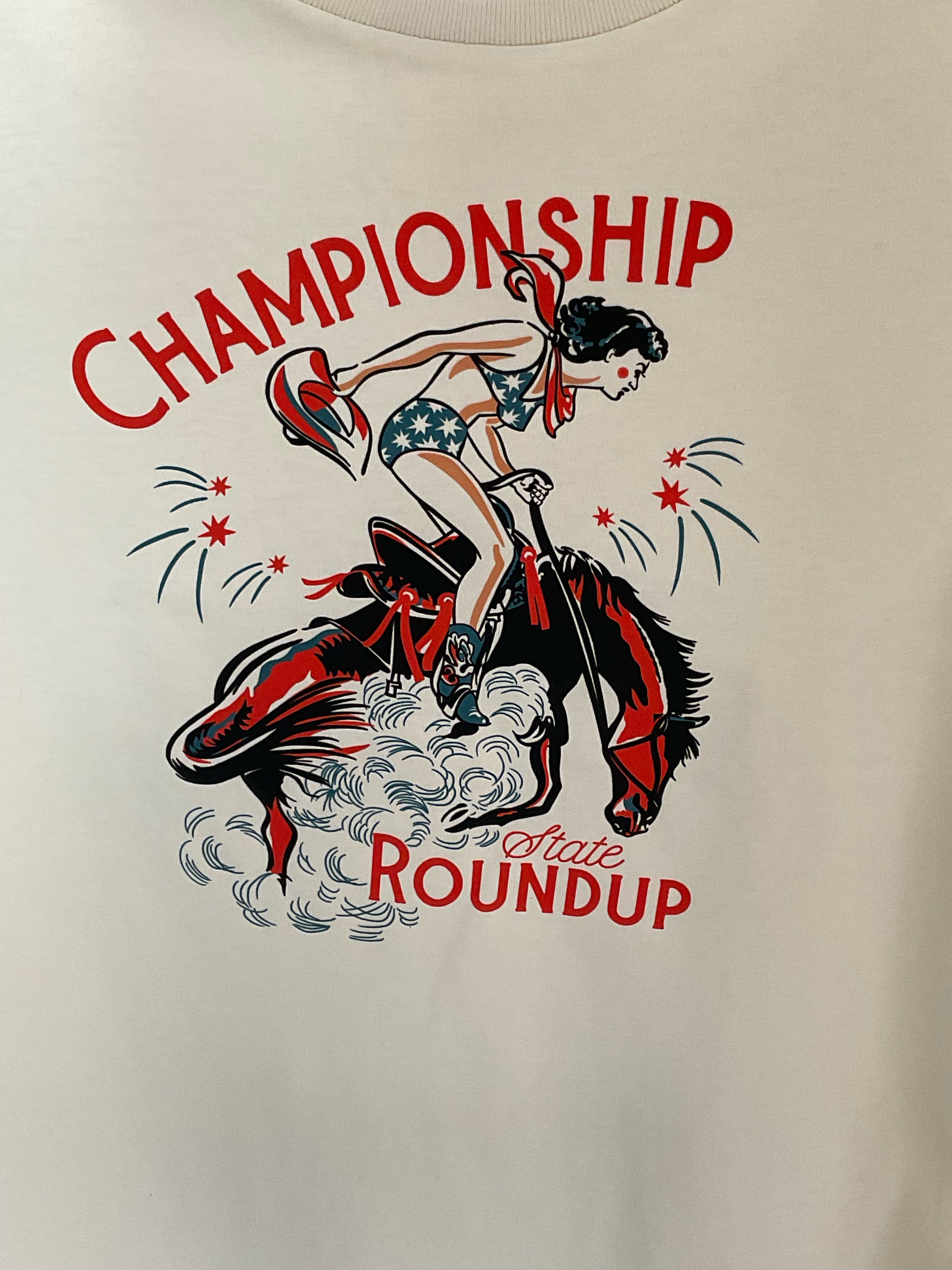 Championship Round Up Vintage T-Shirt Natural