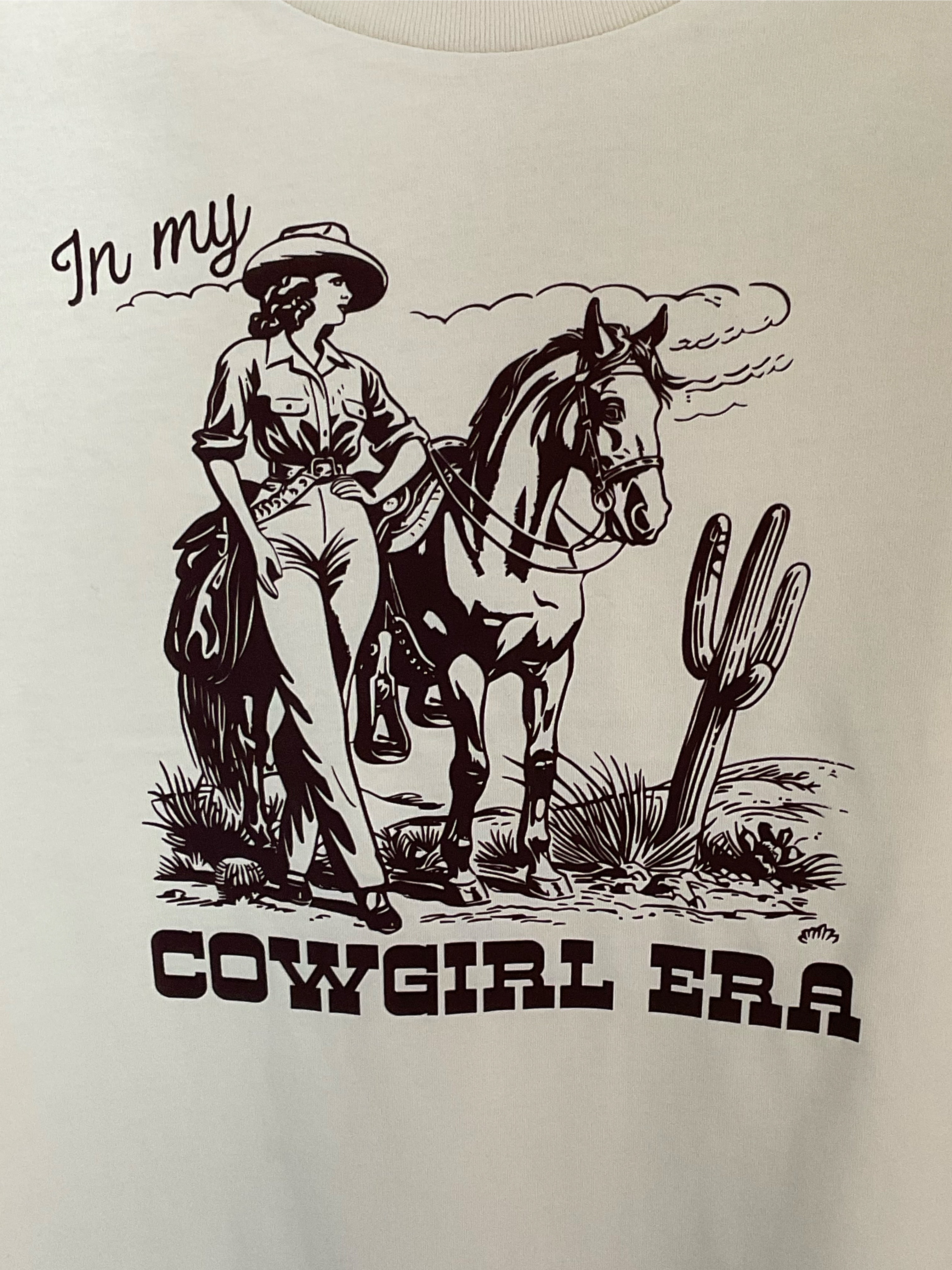 Cowgirl Era  Vintage T-Shirt Natural