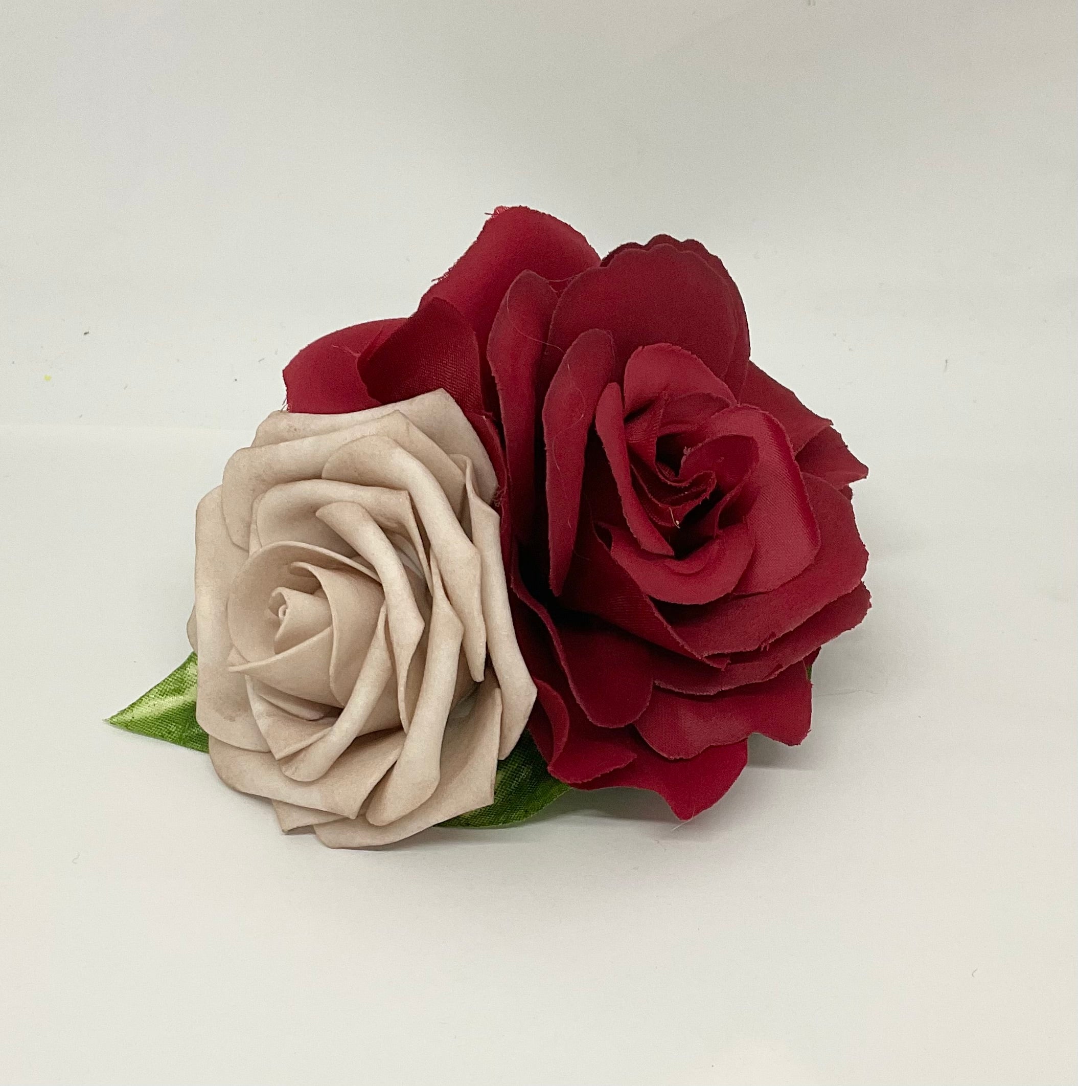 Spanish Red Roses Spanish Red Rose Hair Flower Vintage Dress