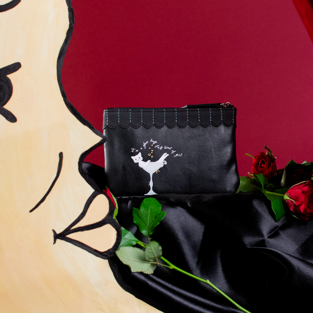 Vendula Purrlesque Club Zipper Key Coin Purse