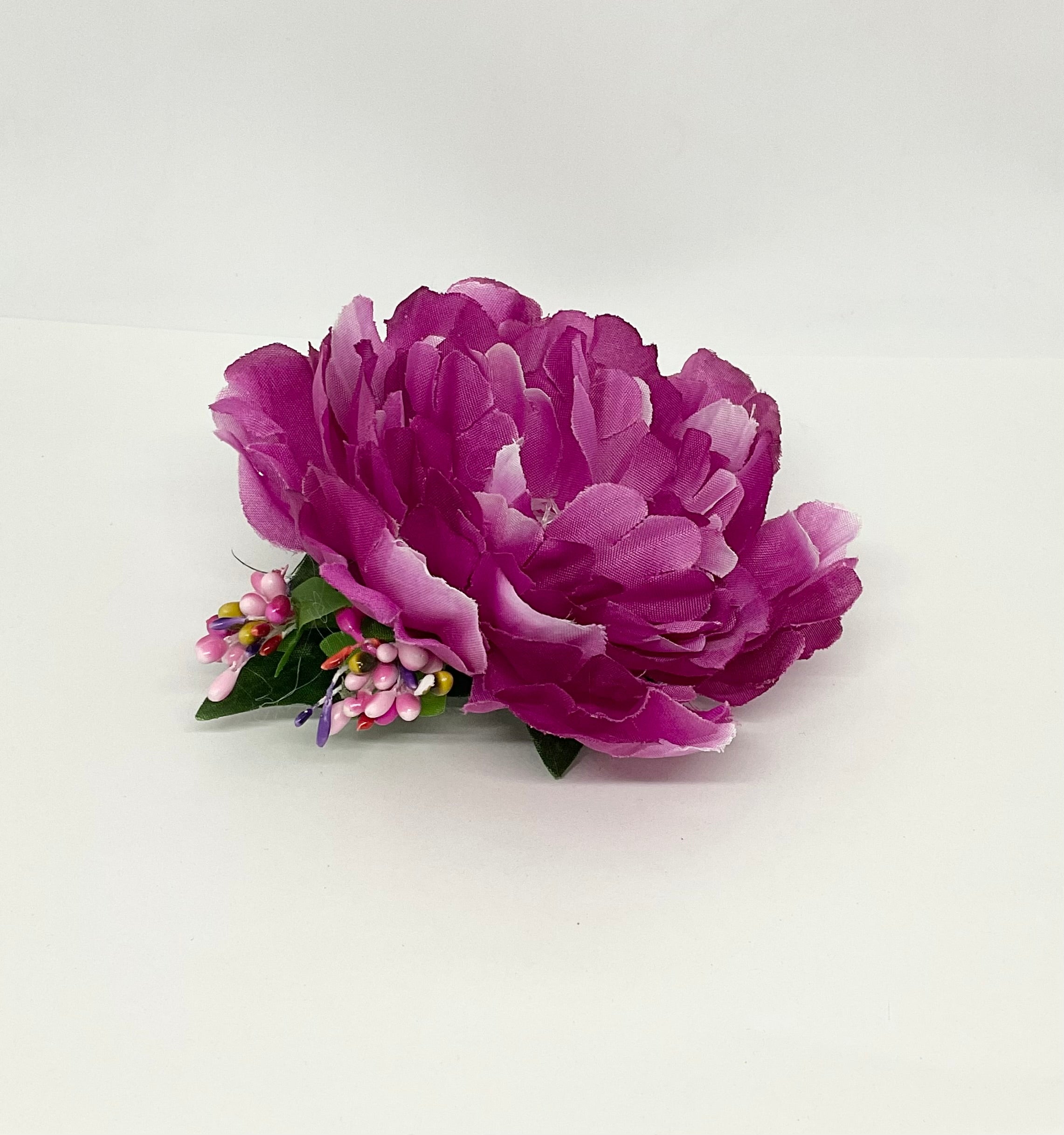 Fuchsia Peony  1940’s/1950’s style Hair Flower