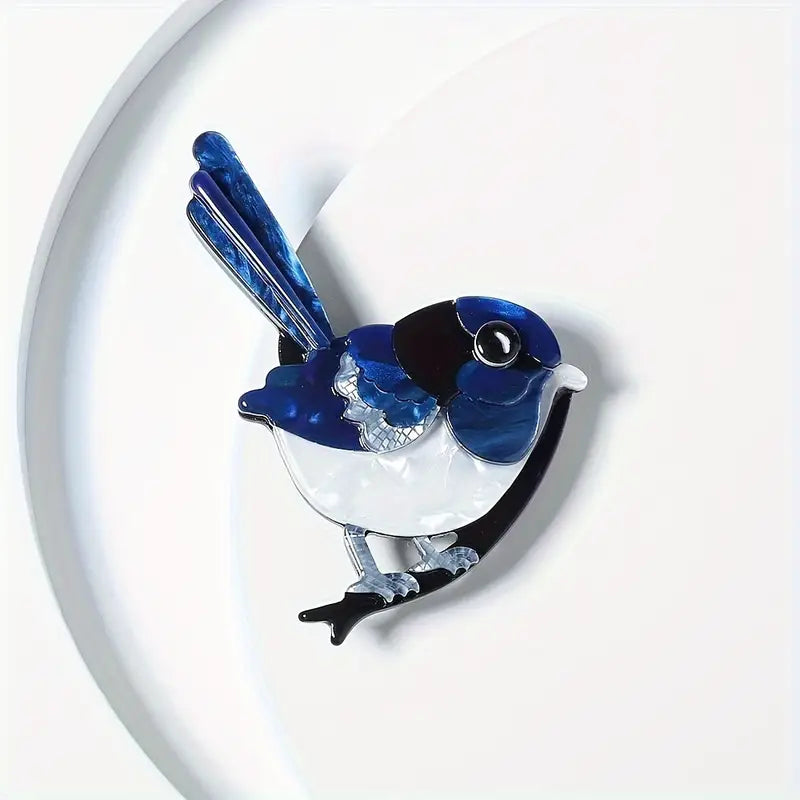 Little Wren Bird  Brooch