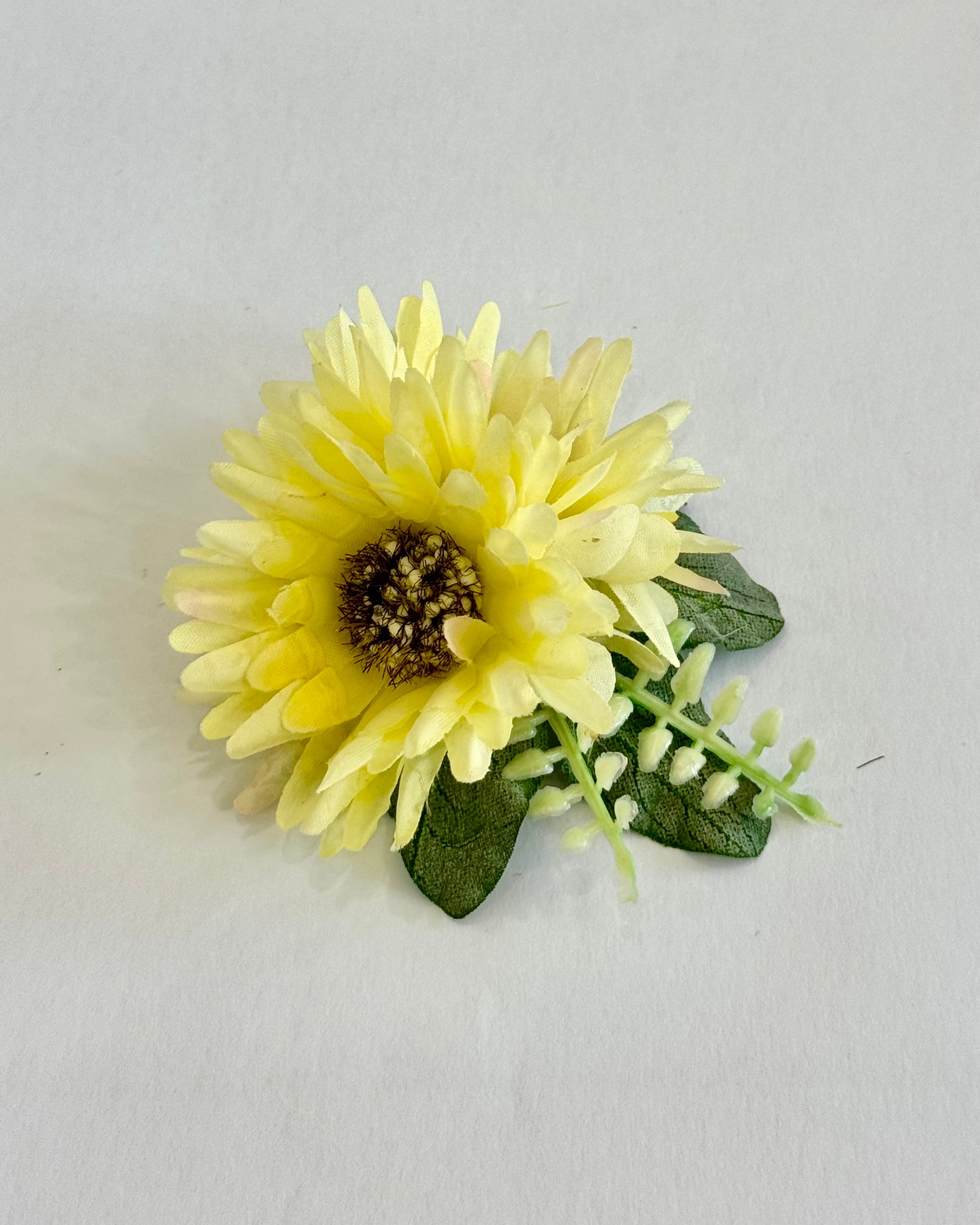 Sweet Lemon Daisy Hair Flower Clip