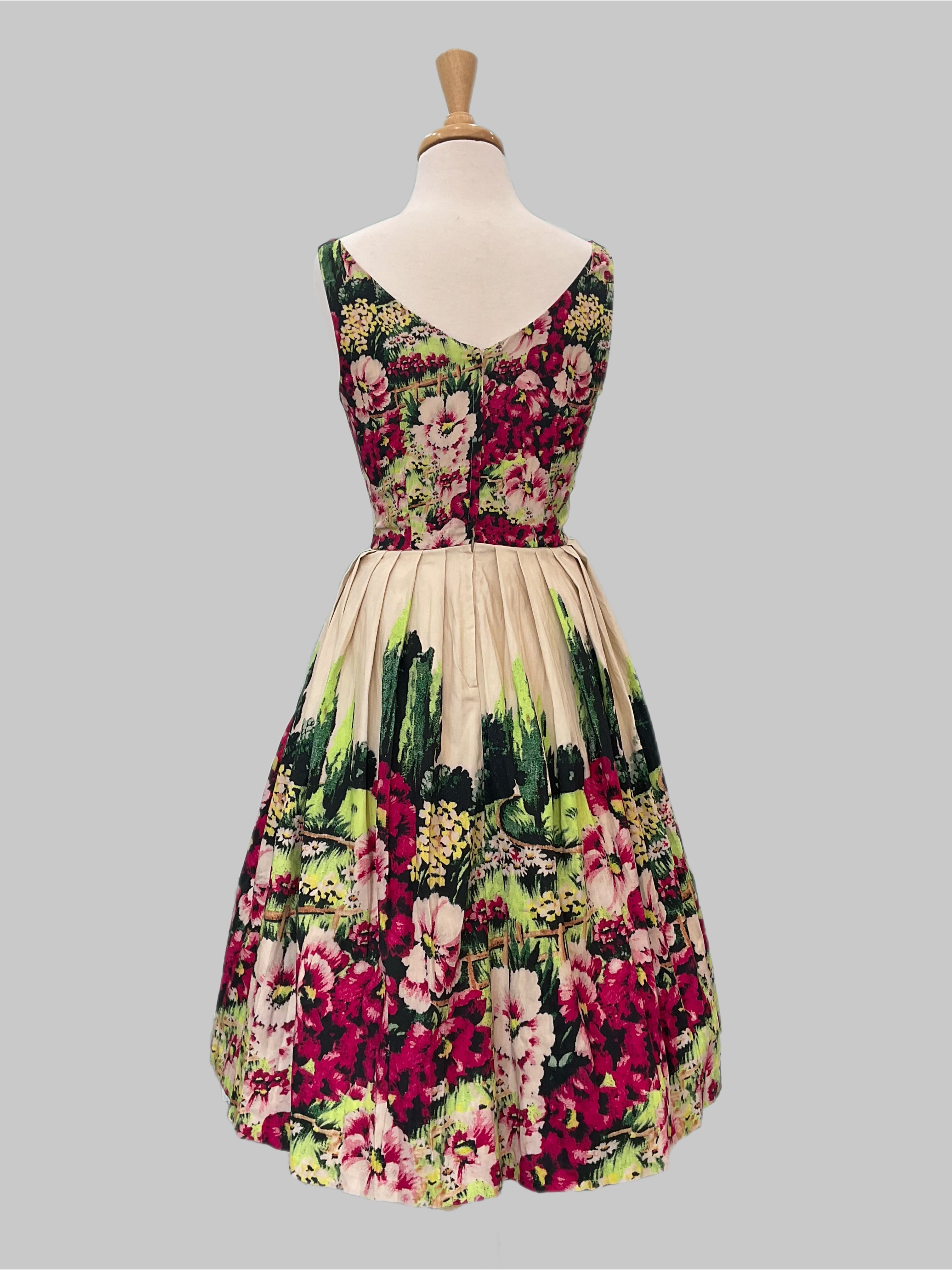 Elizabeth The Garden Vintage Style Dress