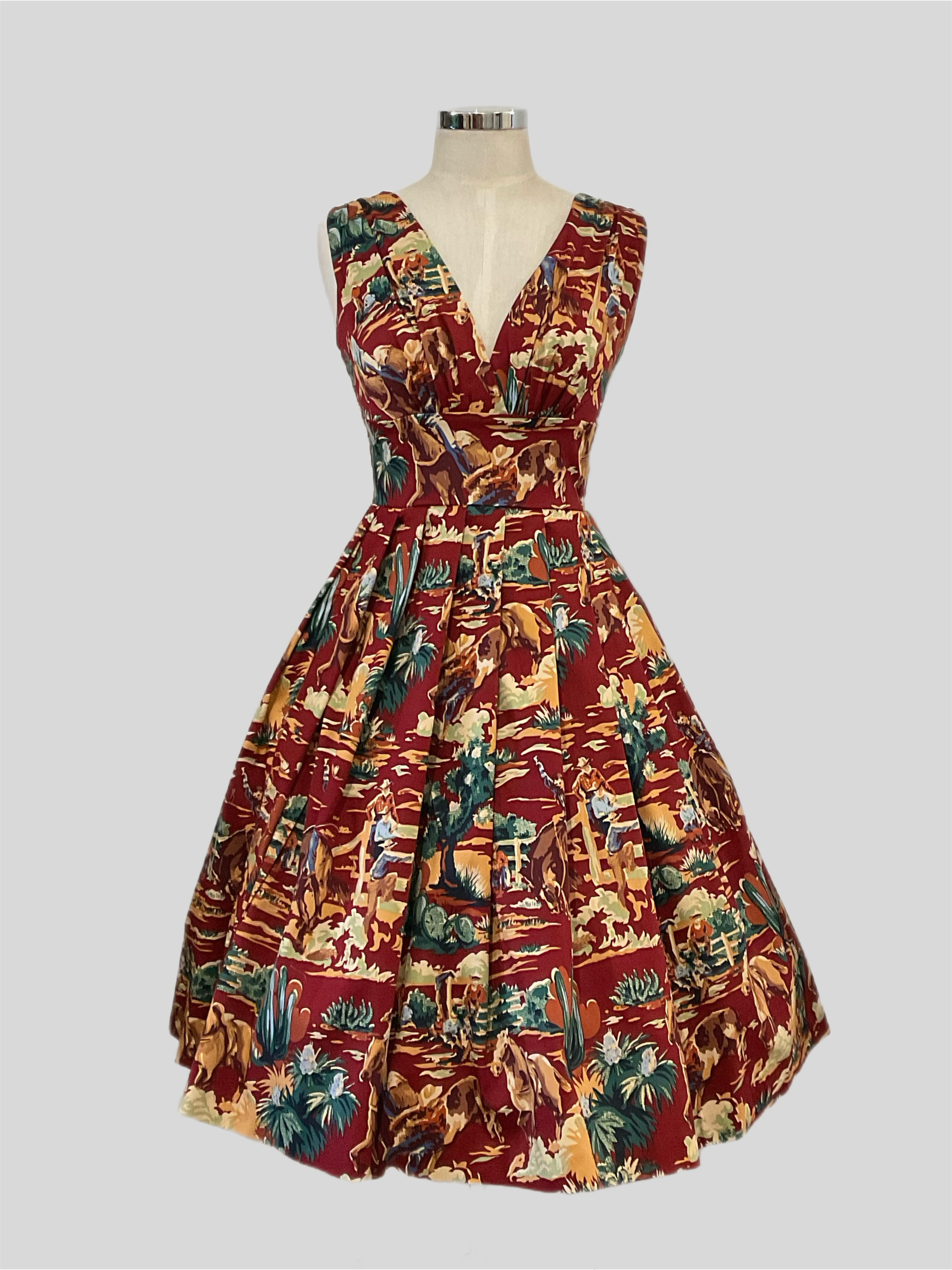 Vivian  Wild West Vintage Style Dress