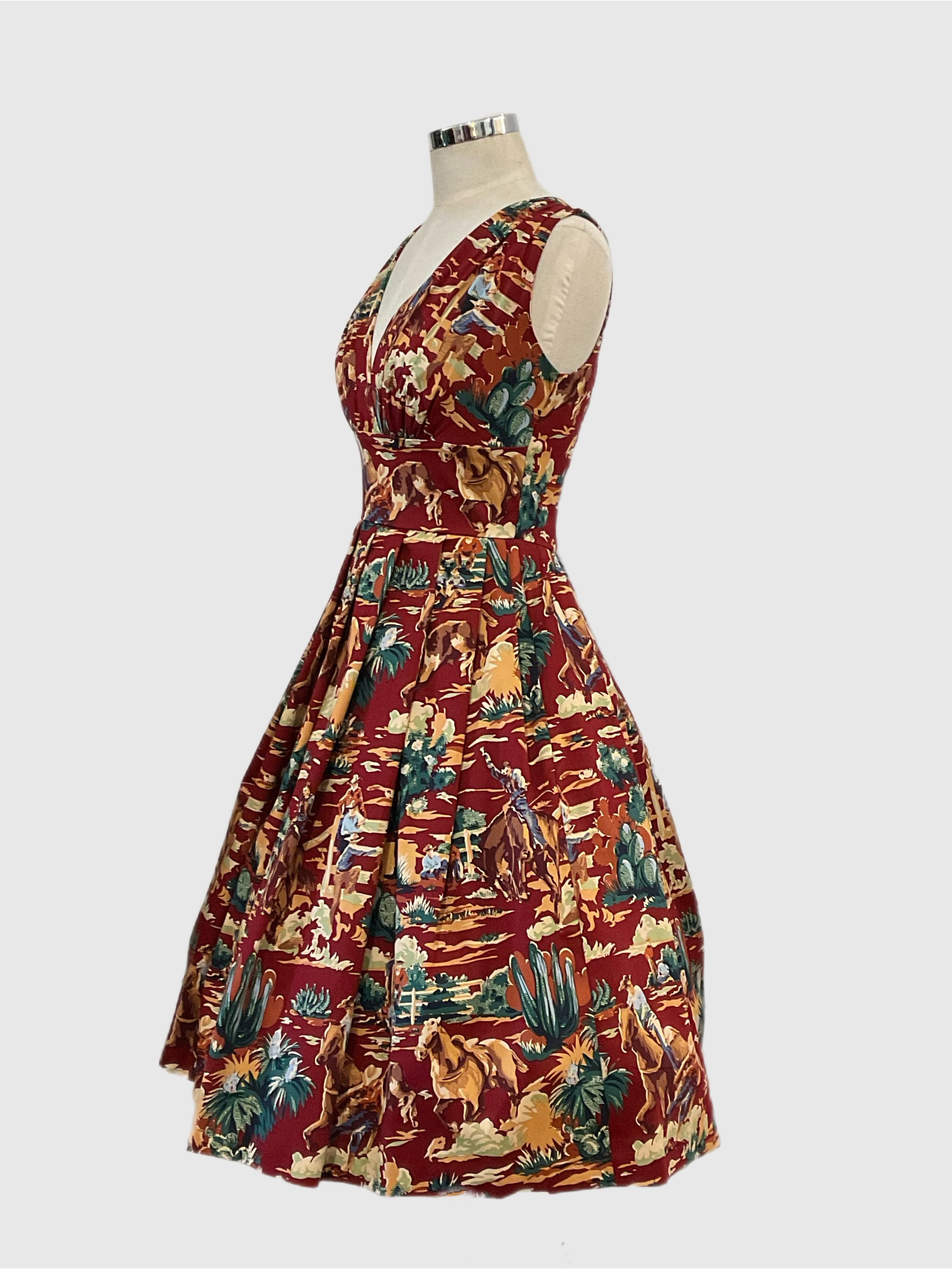 Vivian  Wild West Vintage Style Dress