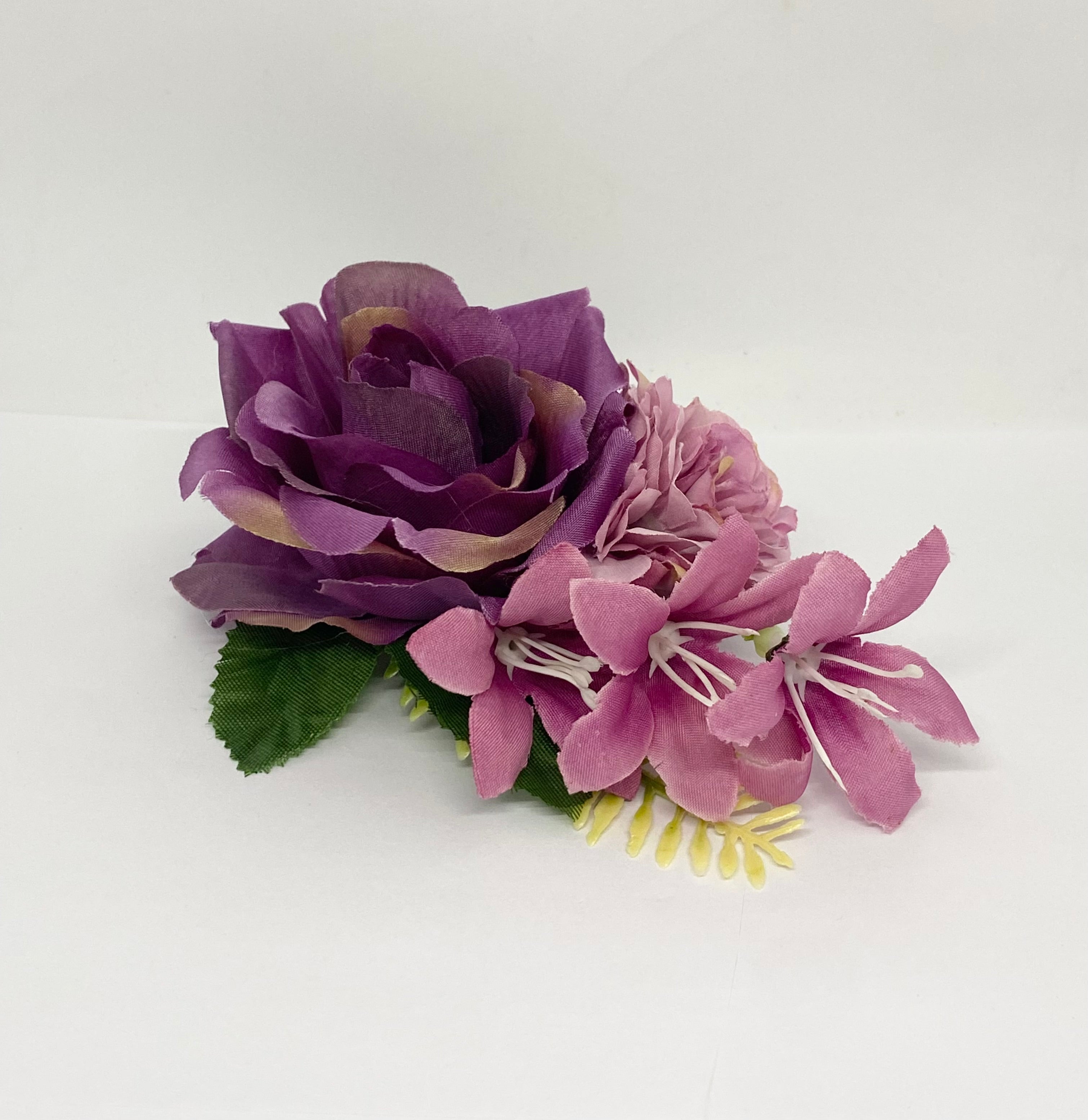 Plum Rose 1940’s /1950’s Hair Flower