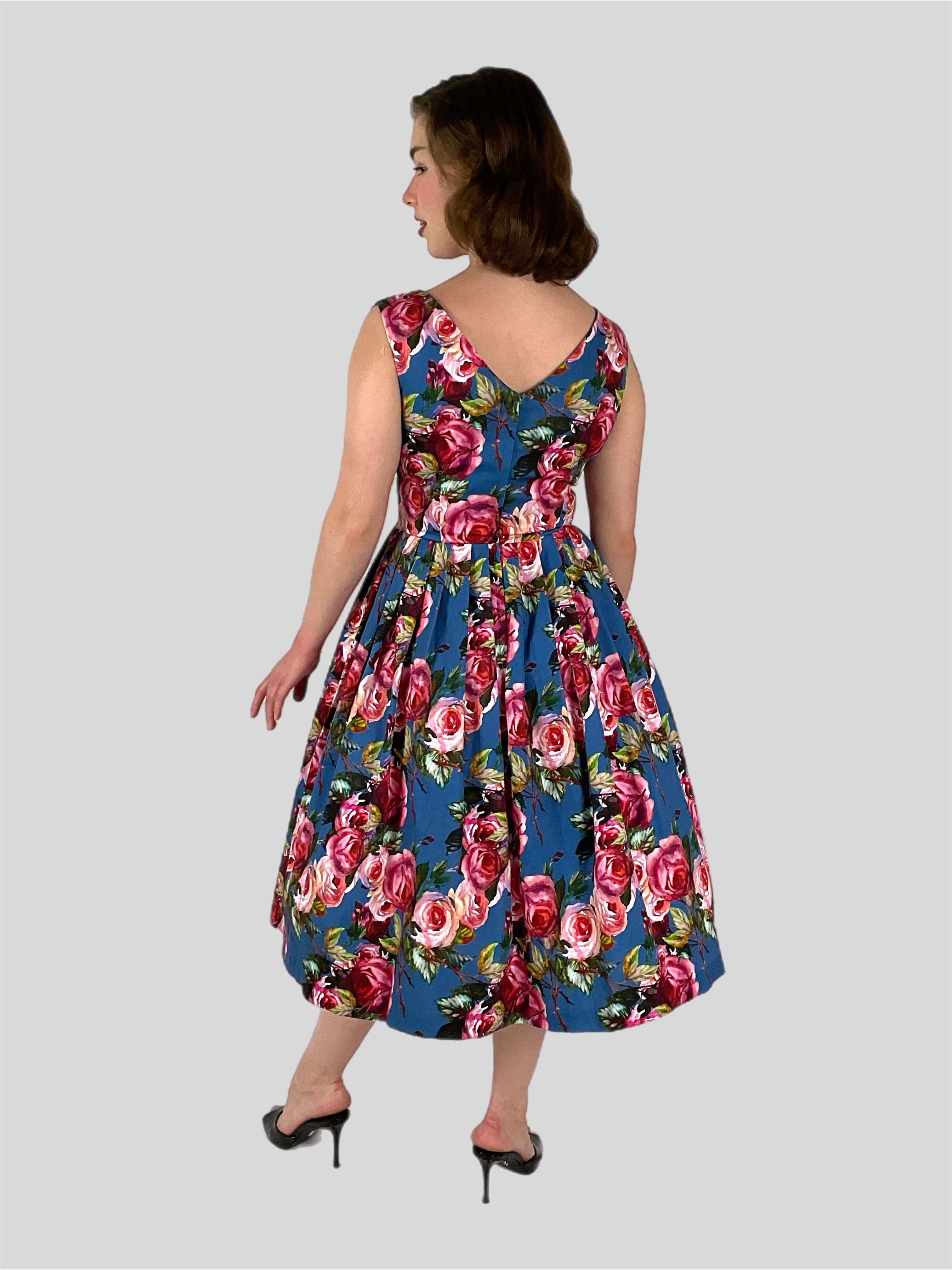 Vivian Carolina Garden 1950s Vintage Style Dress