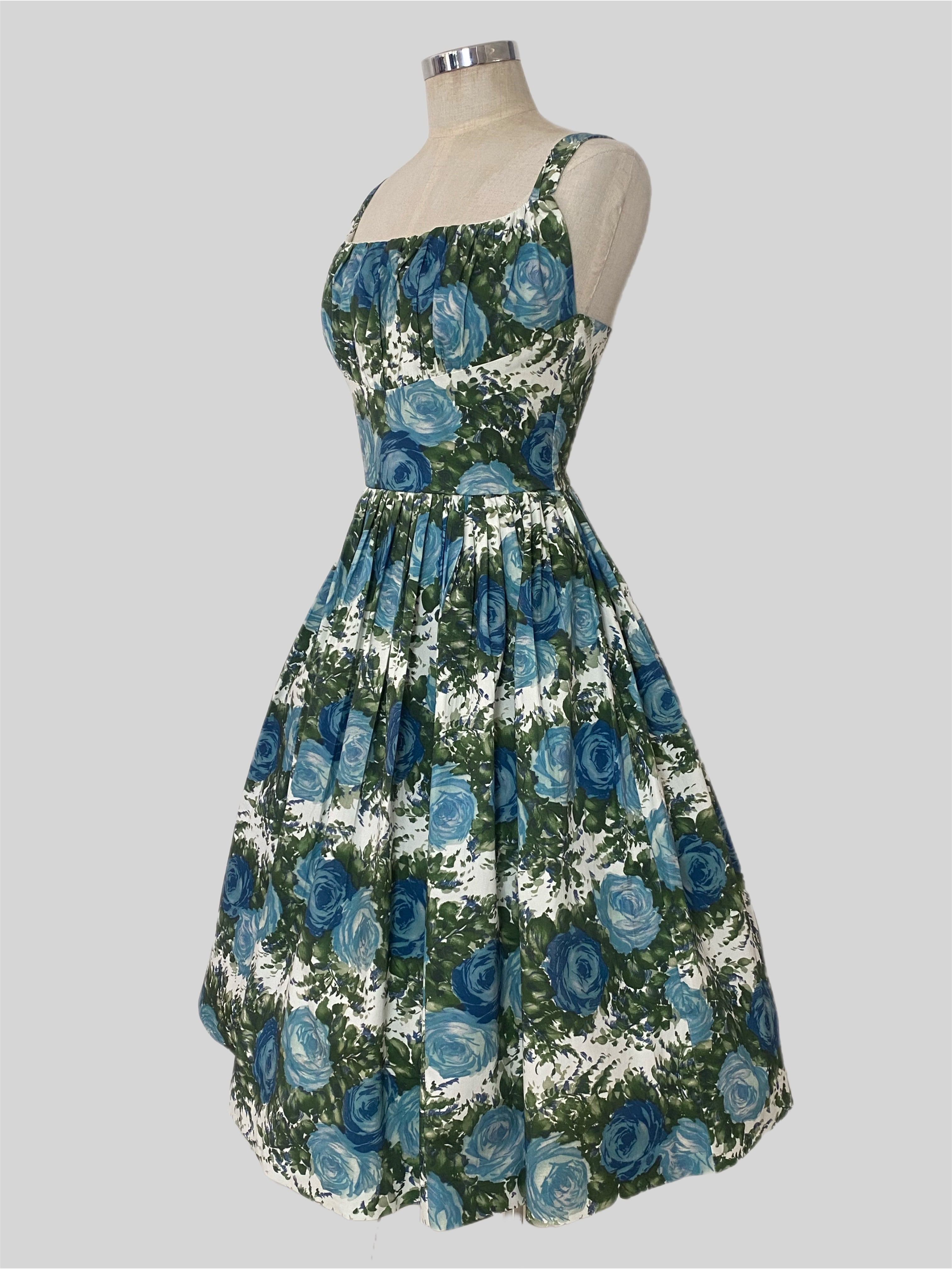 blue bayou dress Norma Jean Blue Bayou 1950s Vintage Style Dress Vintage Dress