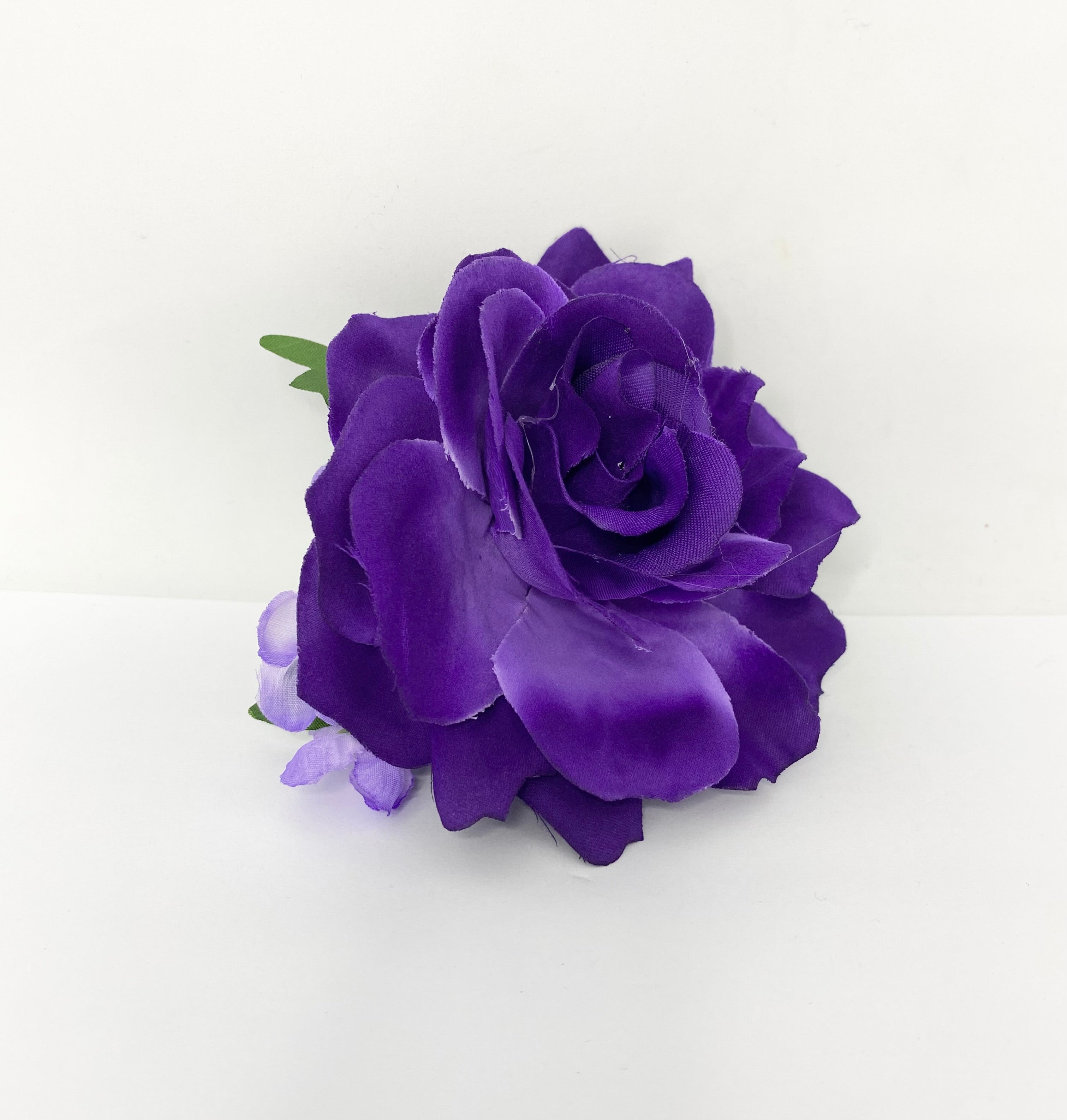 Rich Purple rose vintage style Hair Flower for pin-up hair 1940s and 50s 