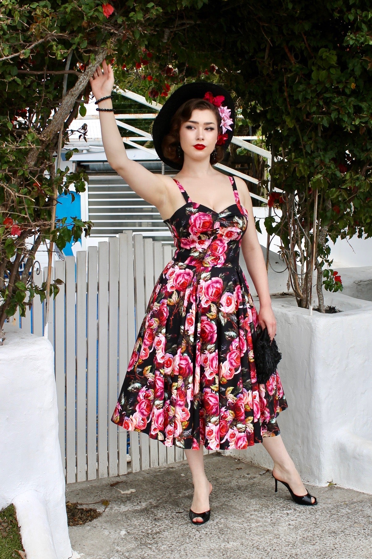 Sandi Georgia Garden Vintage Style Dress Sandi Georgia Garden Vintage Style Dress