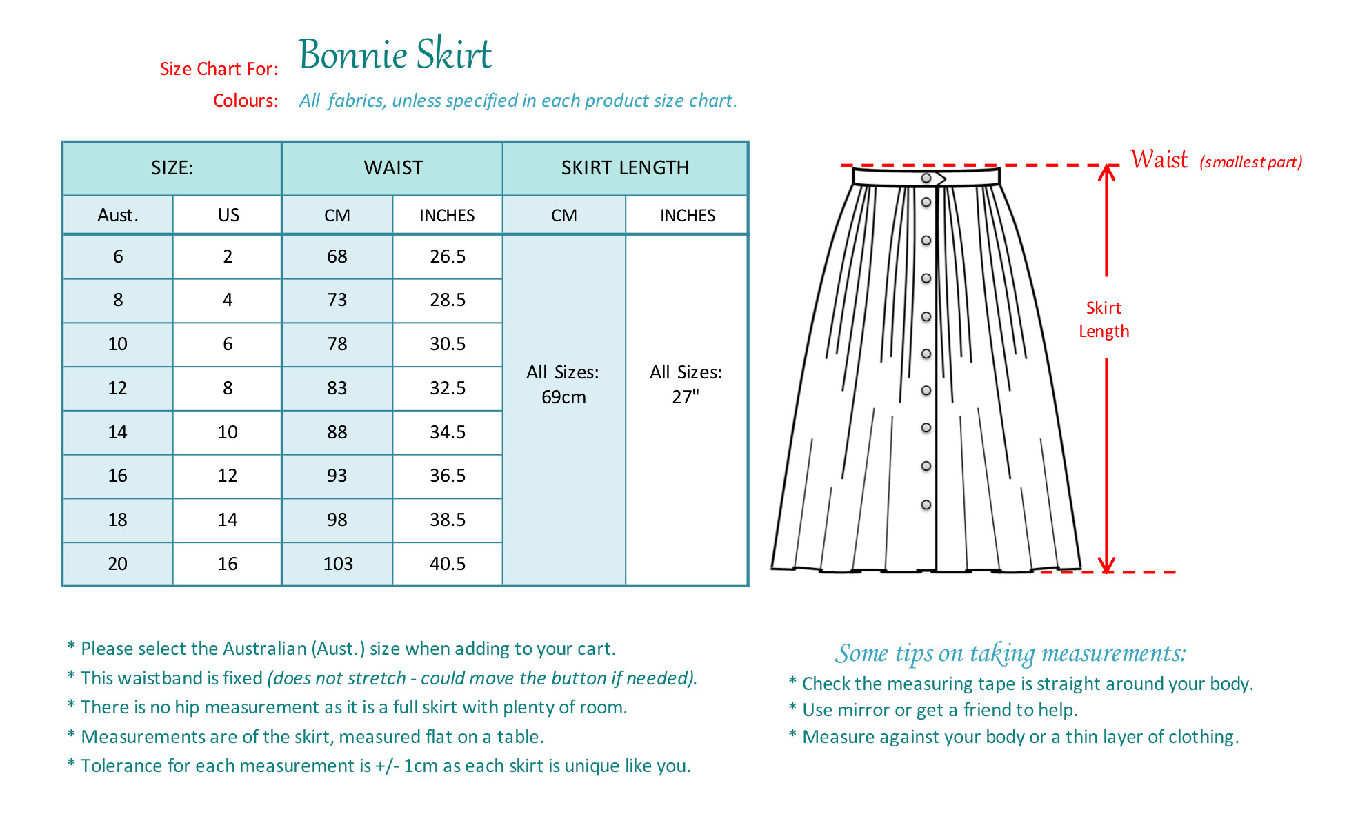 Bonnie Skirt Record Hop