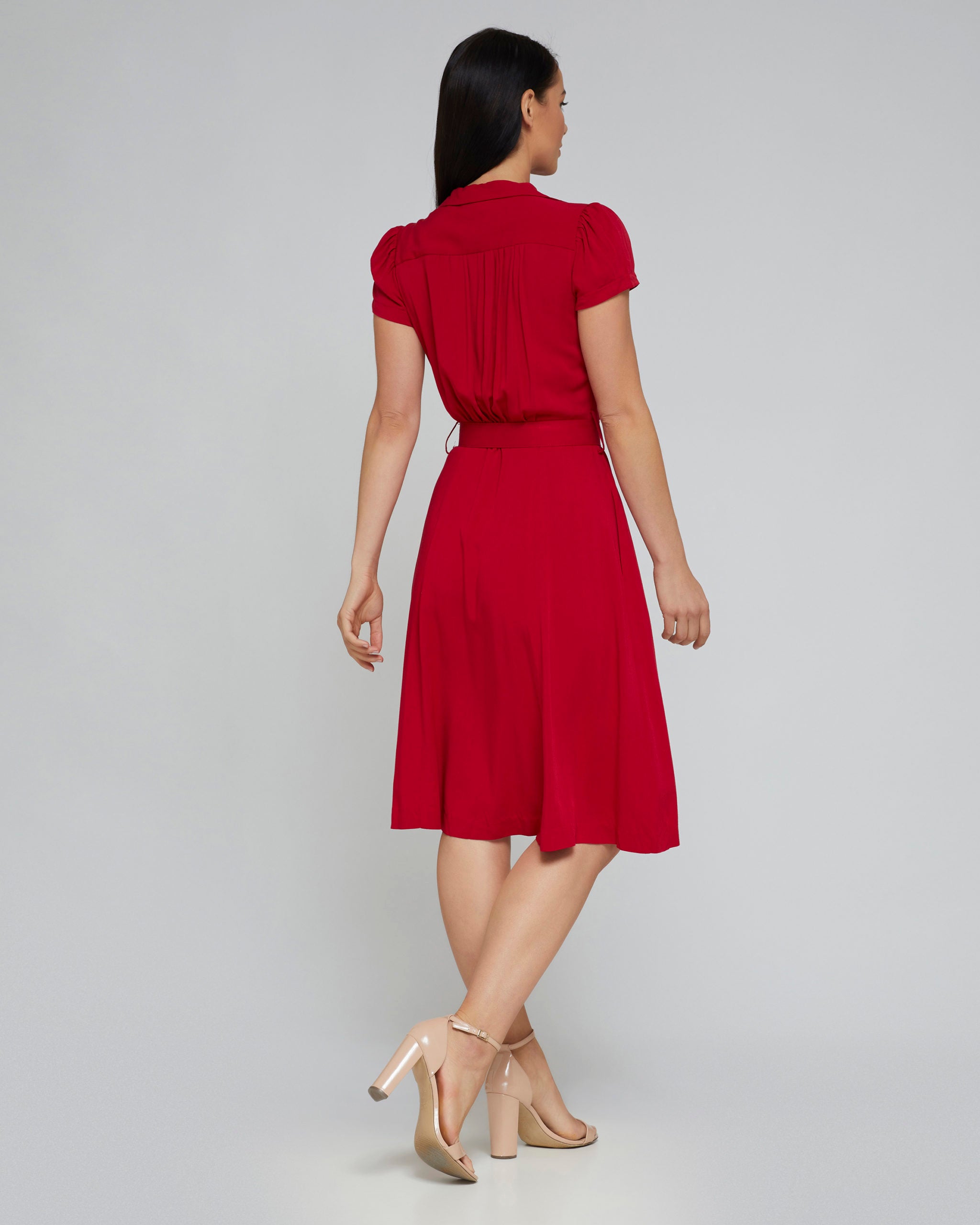 Evita Red Rayon Retrospec'd Clothing