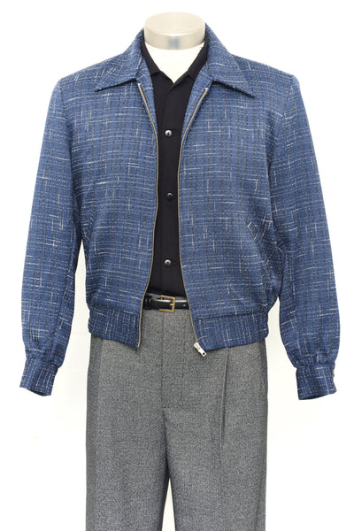 Gab Jacket Navy Fleck Vintage Dress